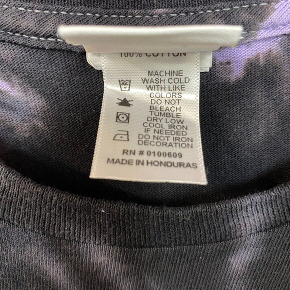 DC Batman Logo Graphic Design Tie Dye T-Shirt Large - Picture 5 of 5